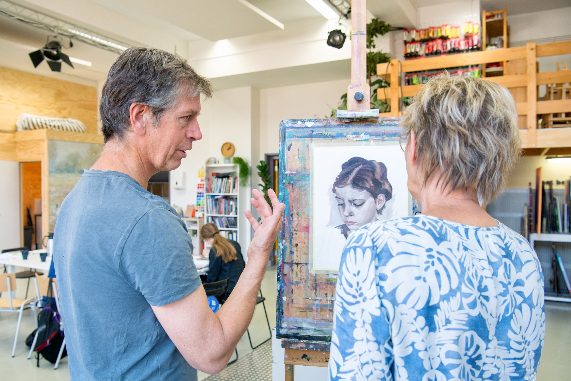 Klassiek atelier vrij